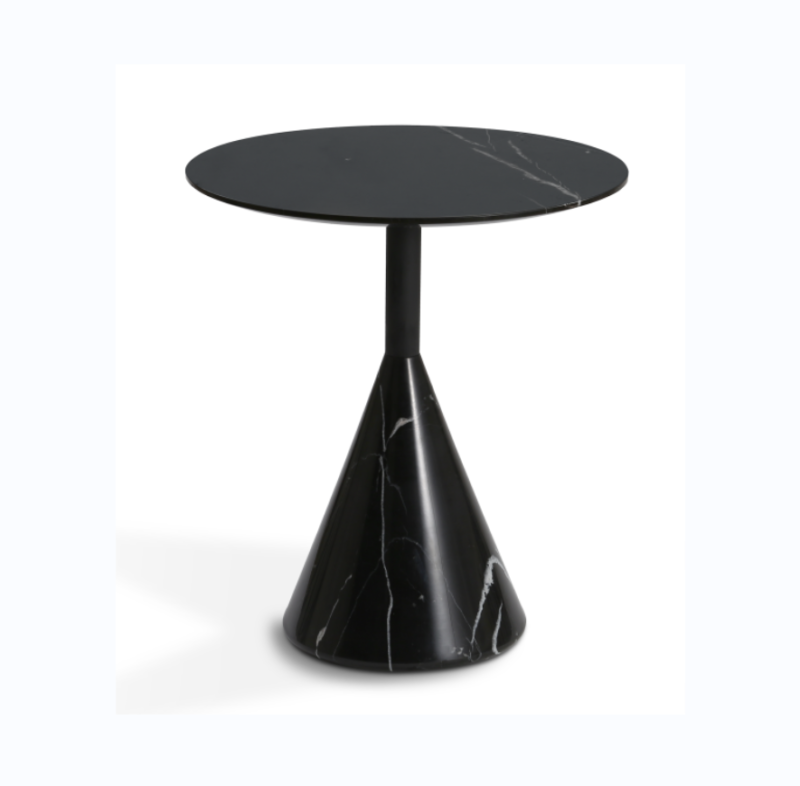 Carbon Steel Marble Side Table