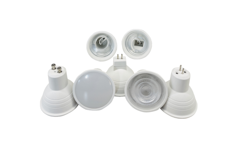 LED CUP LIGHTS PA / PBT MR16 GU5.3 GU10 E27 P06