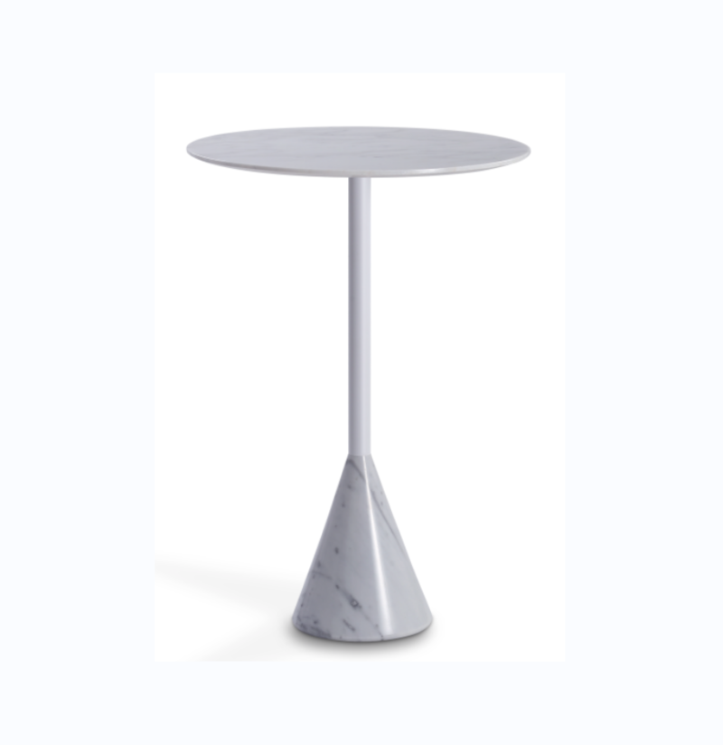 Carbon Steel Marble Side Table