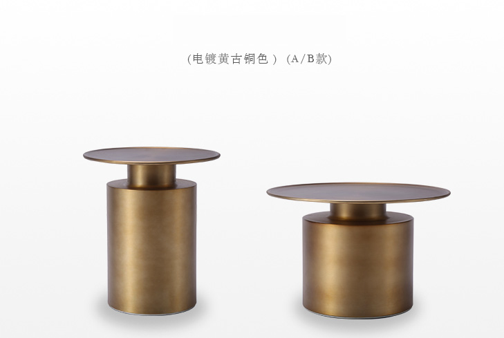 Creative round bucket side table