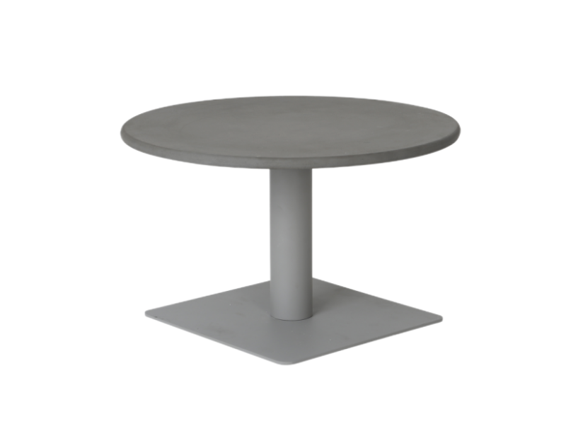Simplicity Carbon Steel Concrete Coffee Table