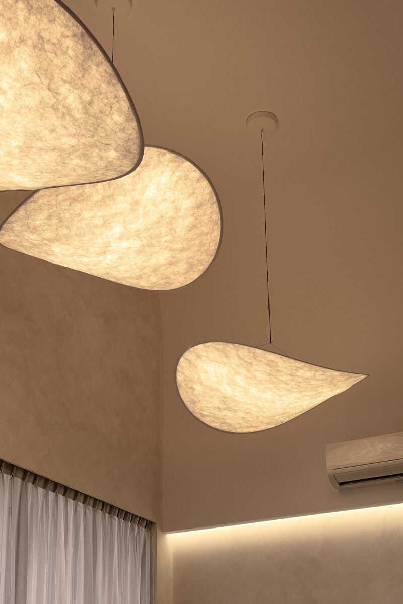 Fabric Led Potato chip Pendant Lamp Clpr8585