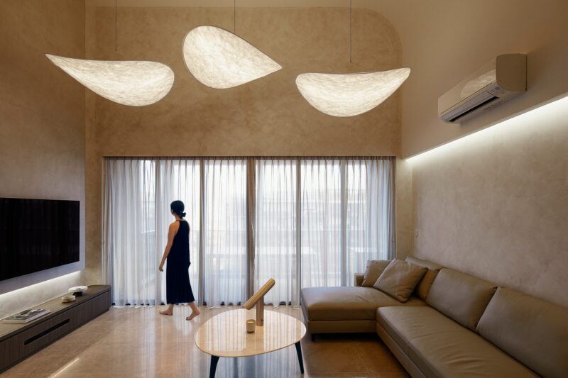 Fabric Led Potato chip Pendant Lamp Clpr8585