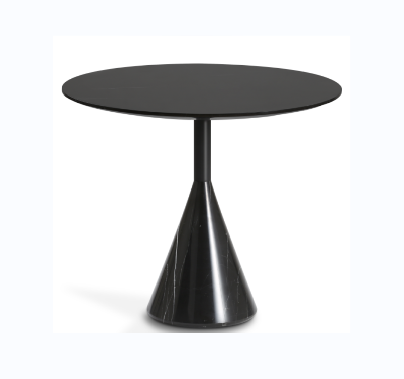 Carbon Steel Marble Side Table