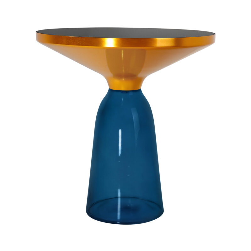 Glass bell coffee table