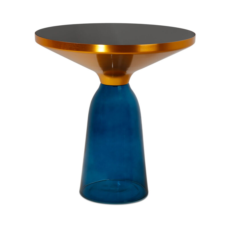 Glass bell coffee table