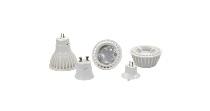 LED CUP LIGHTS PA / PBT MR16 GU5.3 GU10 P17