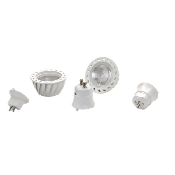 LED CUP LIGHTS PA / PBT MR16 GU5.3 GU10 P18