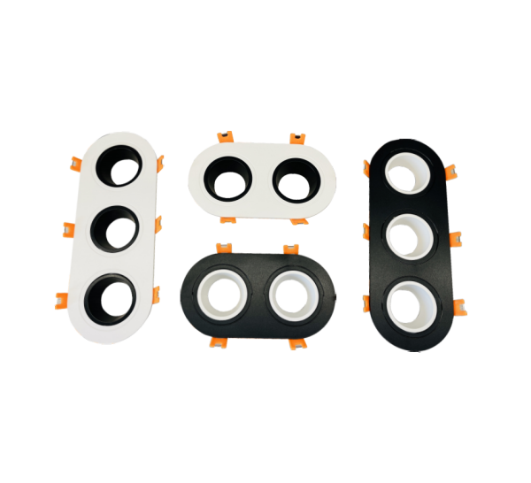 LED CUP LIGHTS Full plastic ceiling shell
