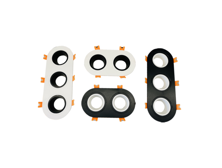 LED CUP LIGHTS Full plastic ceiling shell