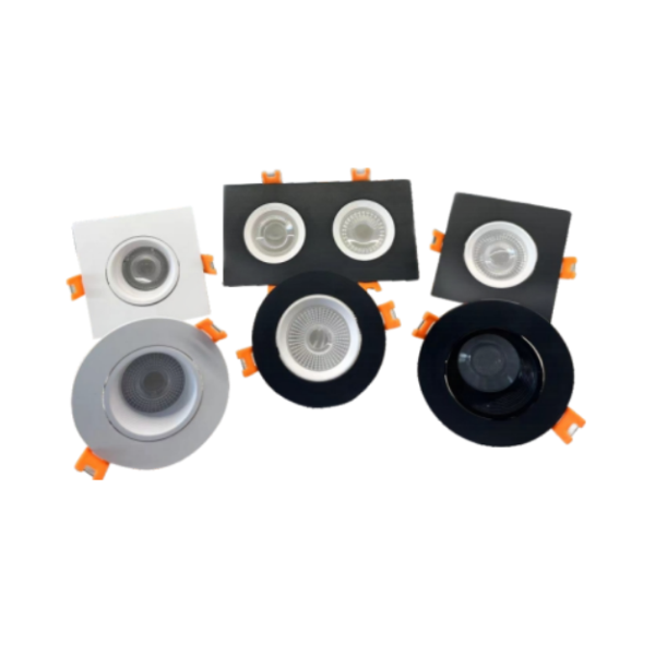 LED CUP LIGHTS Full plastic ceiling shell