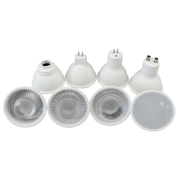 LED CUP LIGHTS PA / PBT MR16 GU5.3 GU10 E27 P07-08