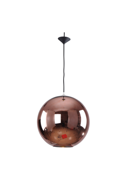 Glass Copper Shade Pendant Lamp