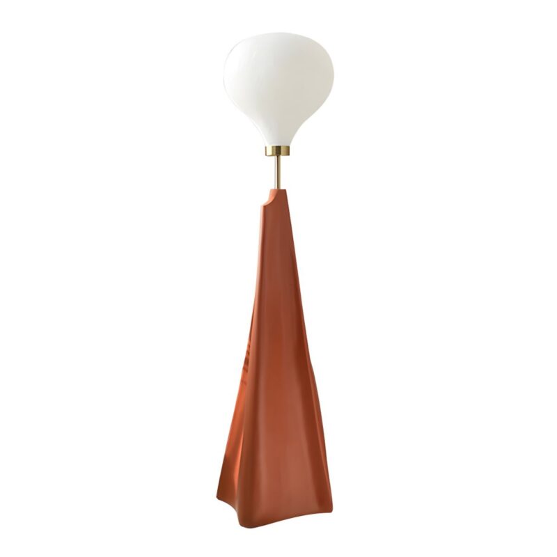 Modern Mountain Peak Resin Floor Lamp Brown
