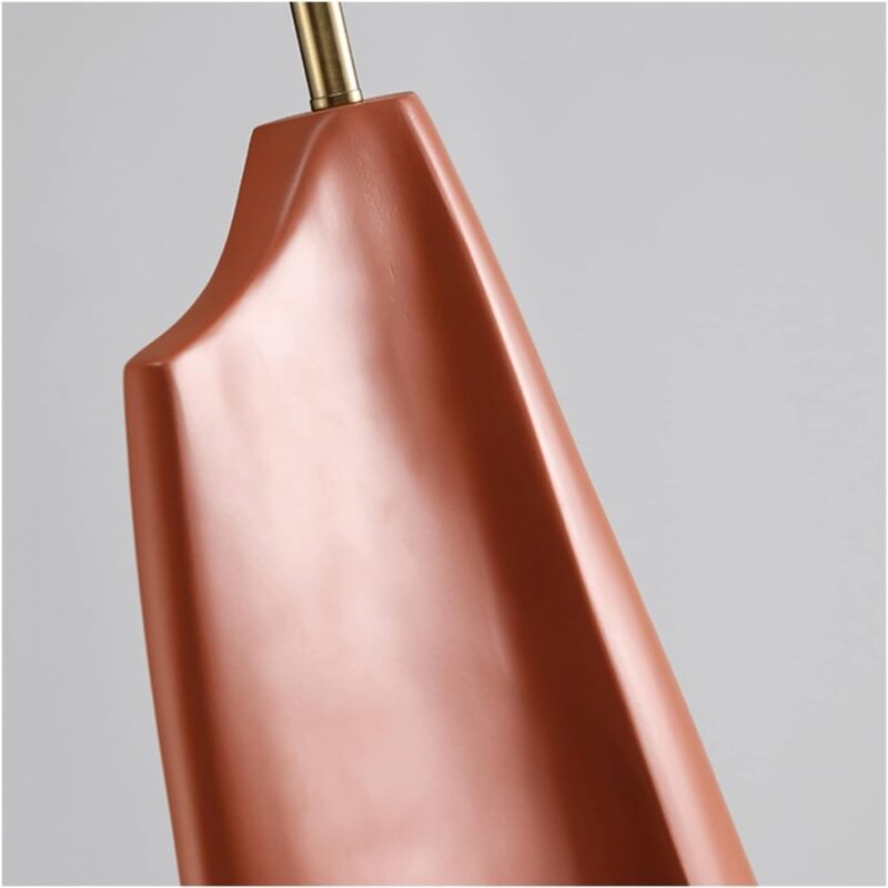 Modern Mountain Peak Resin Floor Lamp Brown