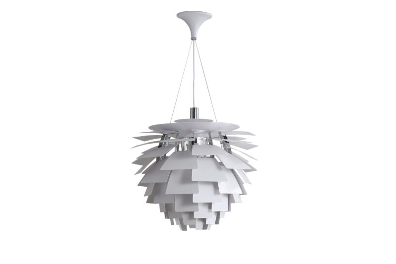 Louis Poulsen White Glass Pendant Lamp