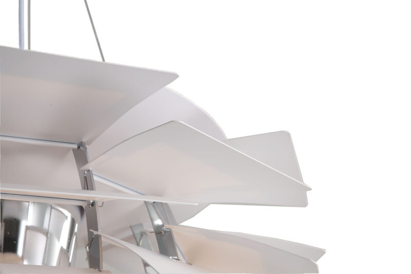 Louis Poulsen White Glass Pendant Lamp