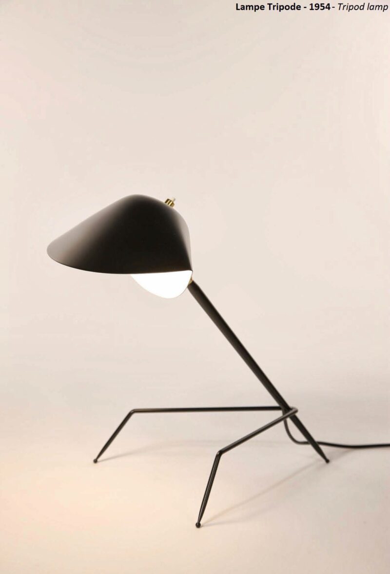 Serge Mouille Tripod Desk Lamp