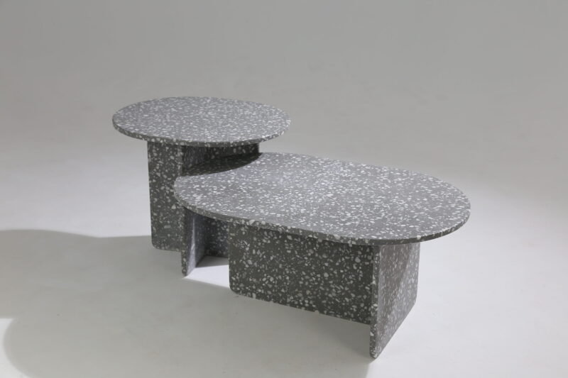 Minimalism Terrazzo Chap Tea Table