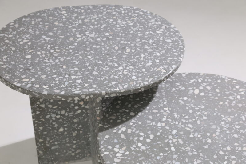 Minimalism Terrazzo Chap Tea Table