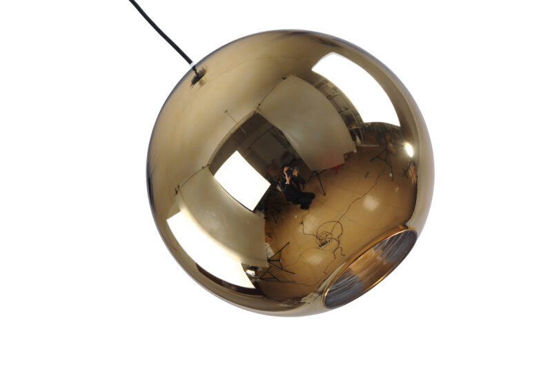Glass Gold Shade Pendant Lamp 8272S-GD