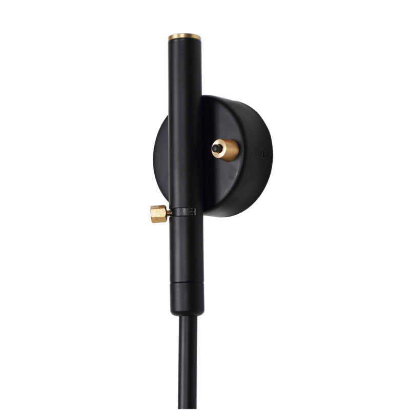 Serge Mouille One-Arm Curved Rotating Wall Sconce