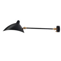 Serge Mouille One-Arm Double Rotulas Wall Sconce