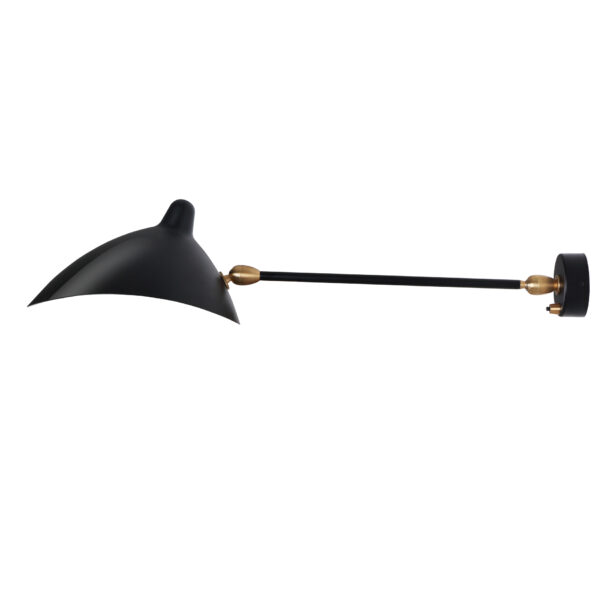 Serge Mouille One-Arm Double Rotulas Wall Sconce