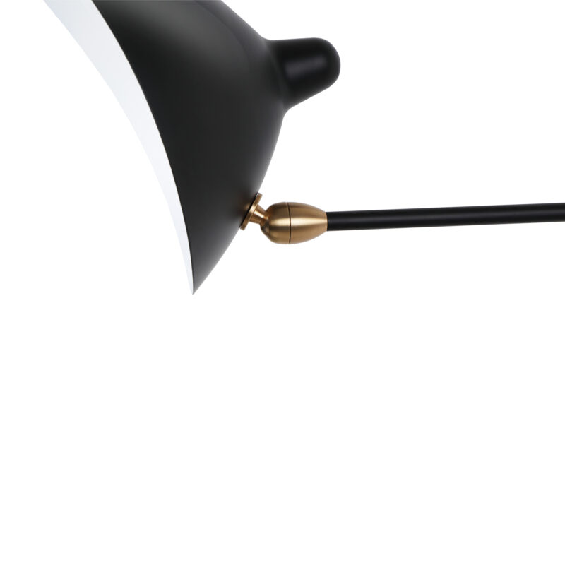 Serge Mouille Two-Arm Rotating Wall Sconce