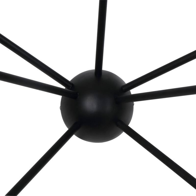 Serge Mouille Seven-Arm Spider Wall Lamp