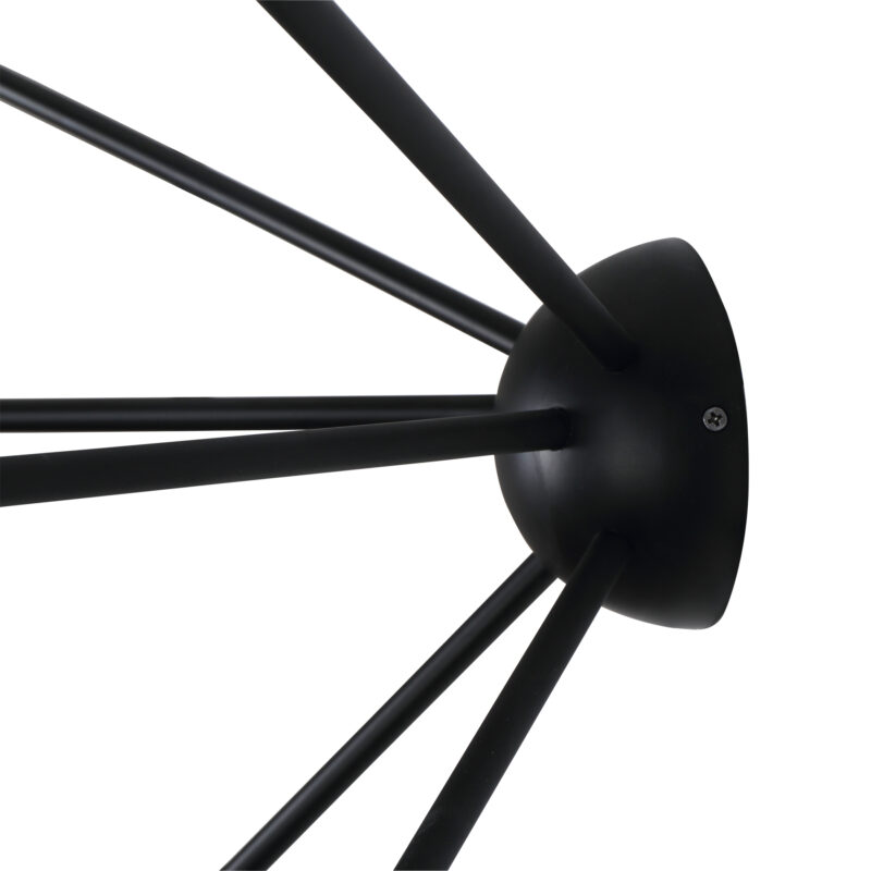 Serge Mouille Seven-Arm Spider Wall Lamp - Image 11