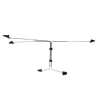 Serge Mouille Five-Arm Rotating Wall Sconce