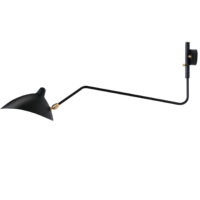 Serge Mouille One-Arm Curved Rotating Wall Sconce