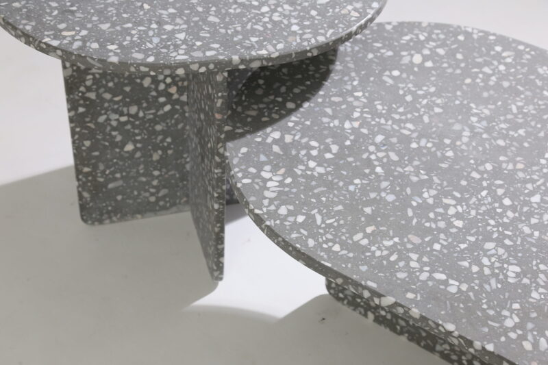 Minimalism Terrazzo Chap Tea Table