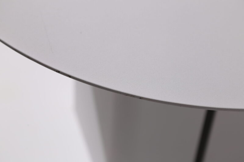 Black Carbon Steel Side Table
