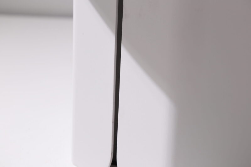Black Carbon Steel Side Table
