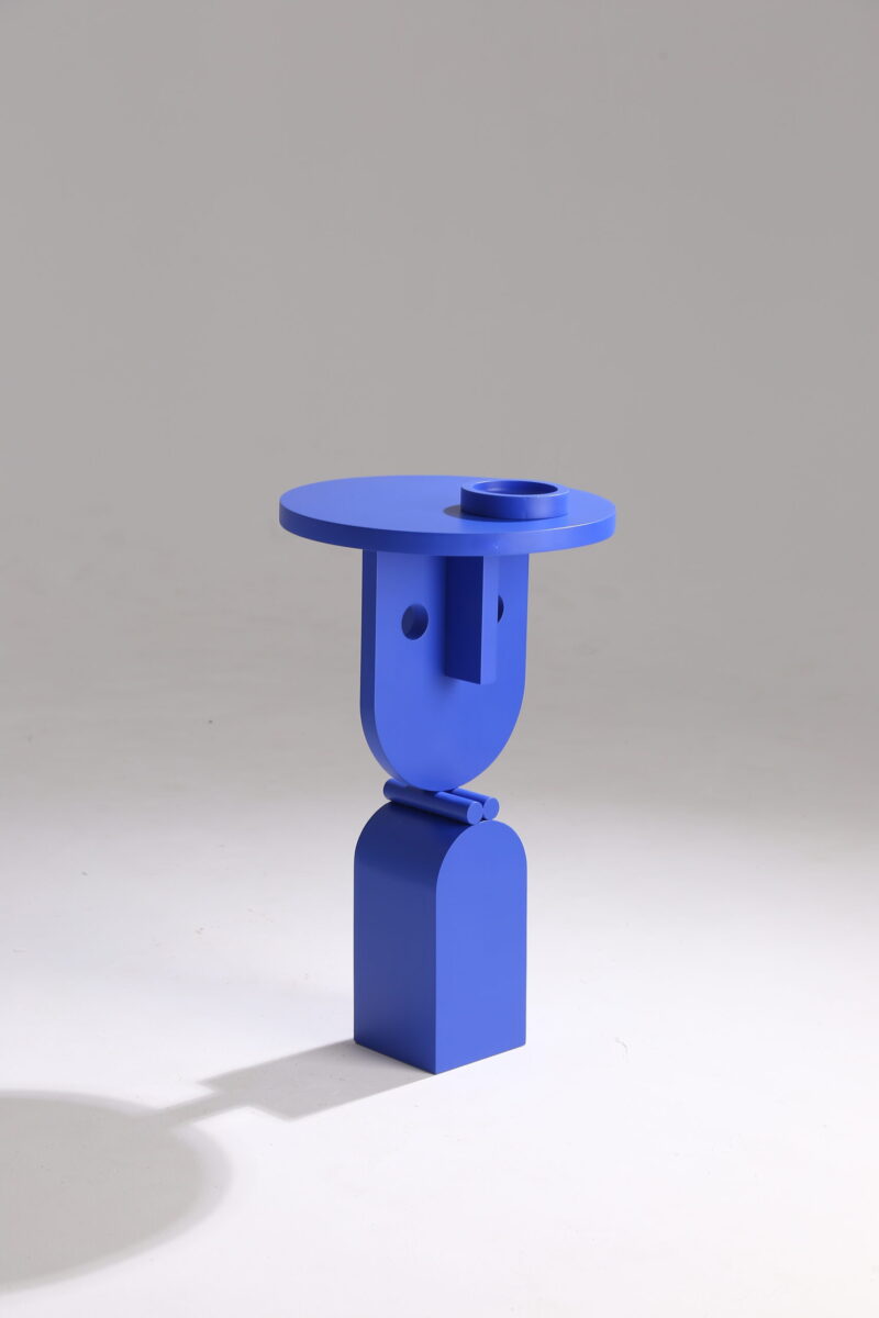 Creative Face Wood Side Table