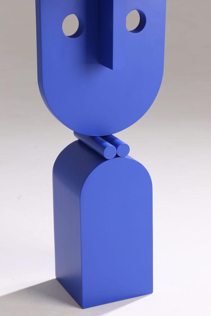 Creative Face Wood Side Table