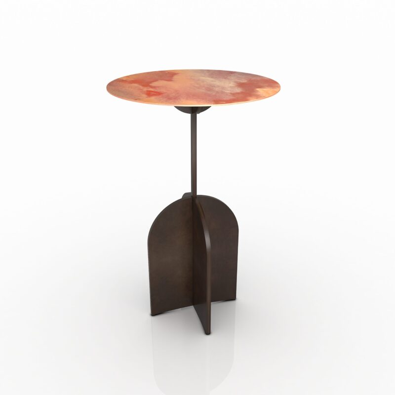 Retro Style Iron Side Table