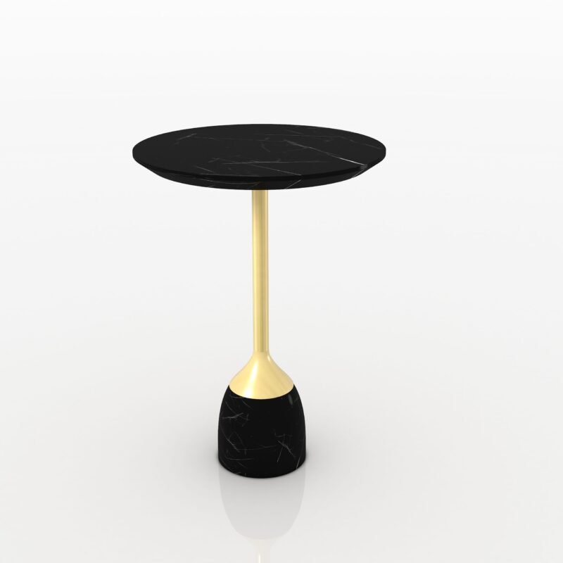 Luxury Style Marble/Iron Tea Table