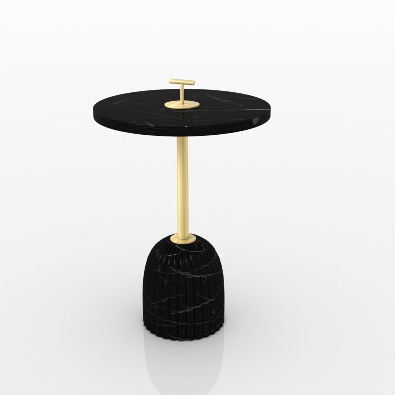 Luxury Style Marble/Iron Tea Table