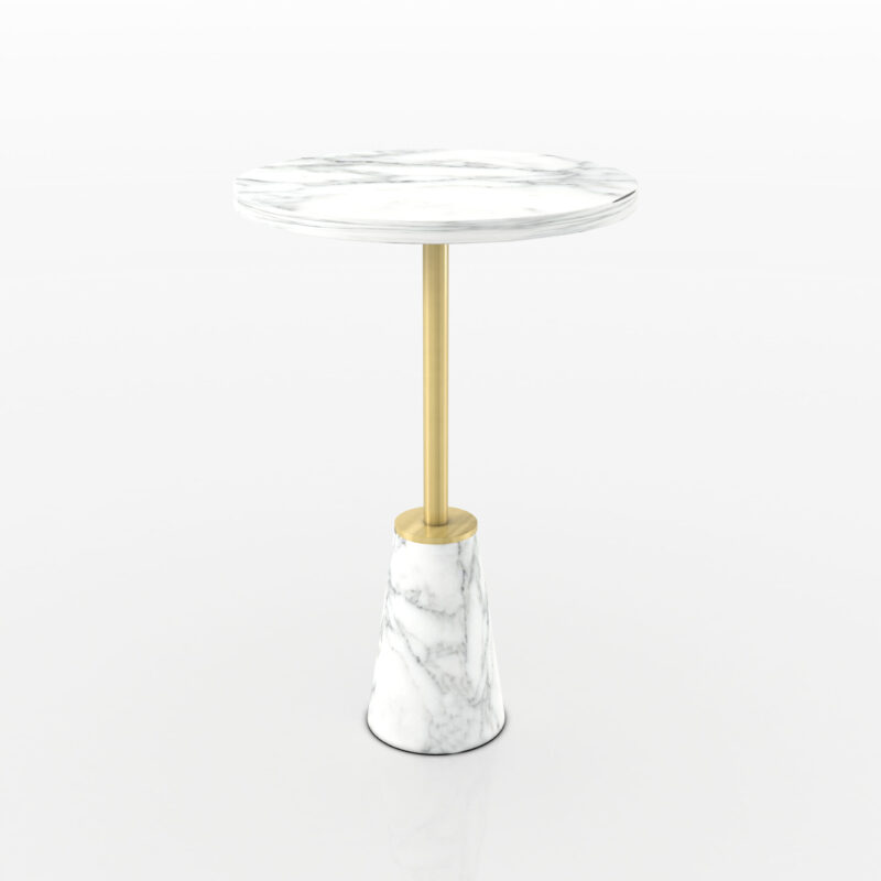 Luxury Style Marble/Iron Tea Table