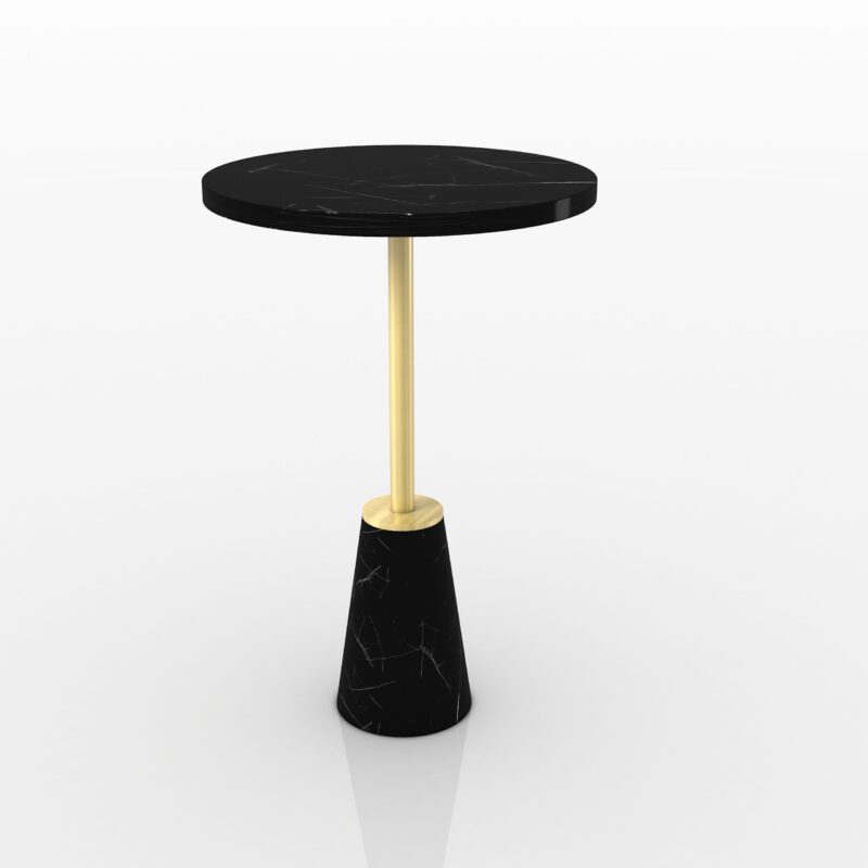 Luxury Style Marble/Iron Tea Table