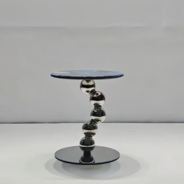 Minimalist Circular Luxury Tea Table