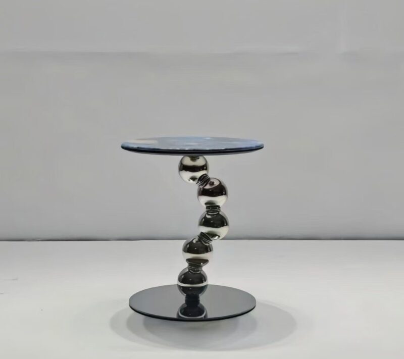 Minimalist Circular Luxury Tea Table
