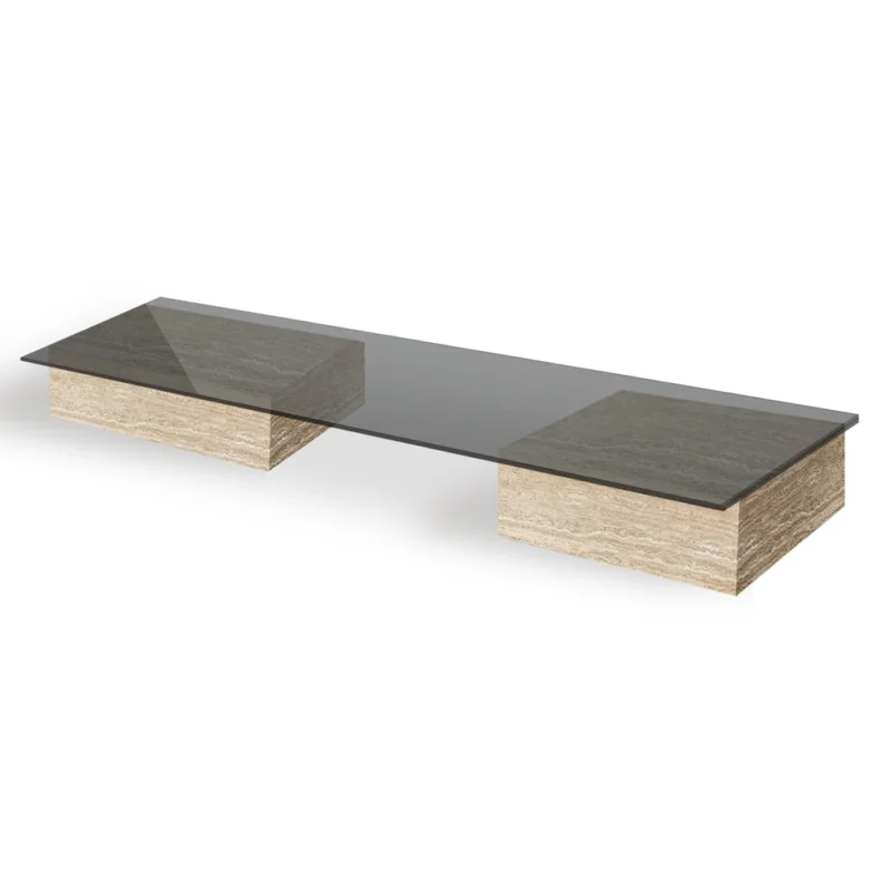 Stylish Travertine Coffee Table