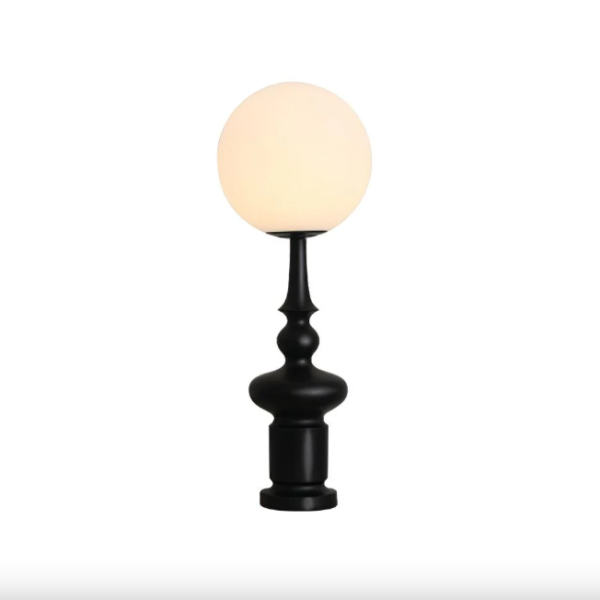 Retro Roman Round Resin Table Lamp