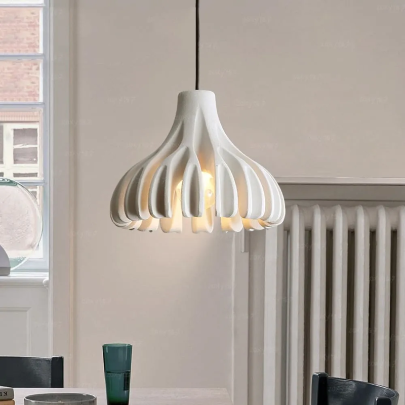 Dopamine Colored Creative Coral Resin Pendant Lamp