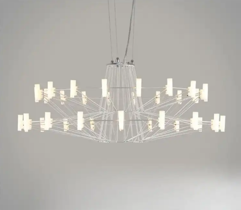 Luxury High-end Decor Stainless Steel Pagoda Pendant Lamp