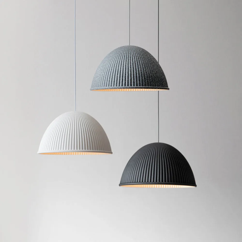 Modern Decorative Fiberglass Pumpkin Pendant Lamp